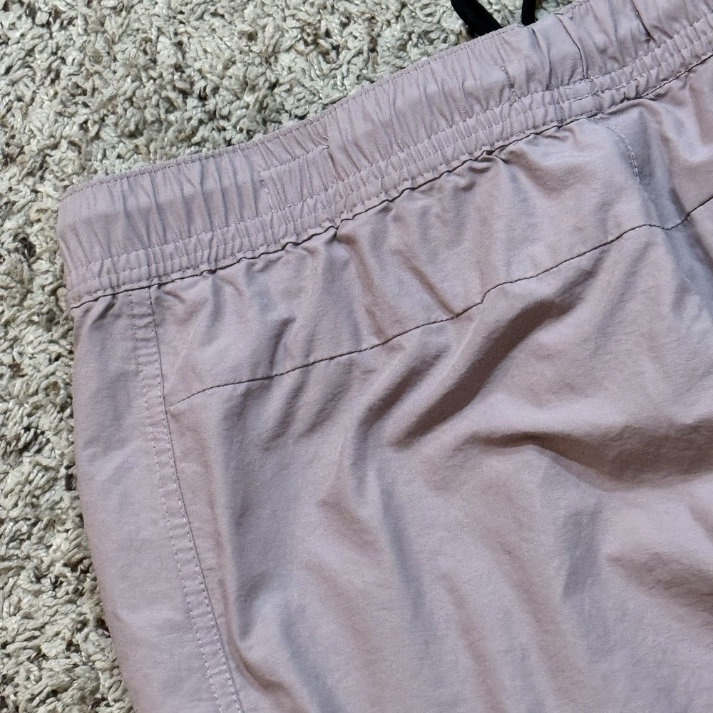 PacSun Men's Relaxed Cargo Jogger Pants Large Mauve Elastic Waist Drawstring - Picture 9 of 14